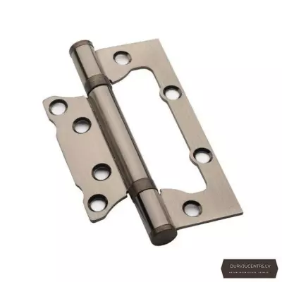 Nefrēzētas durvju eņģes 75 mm bronza