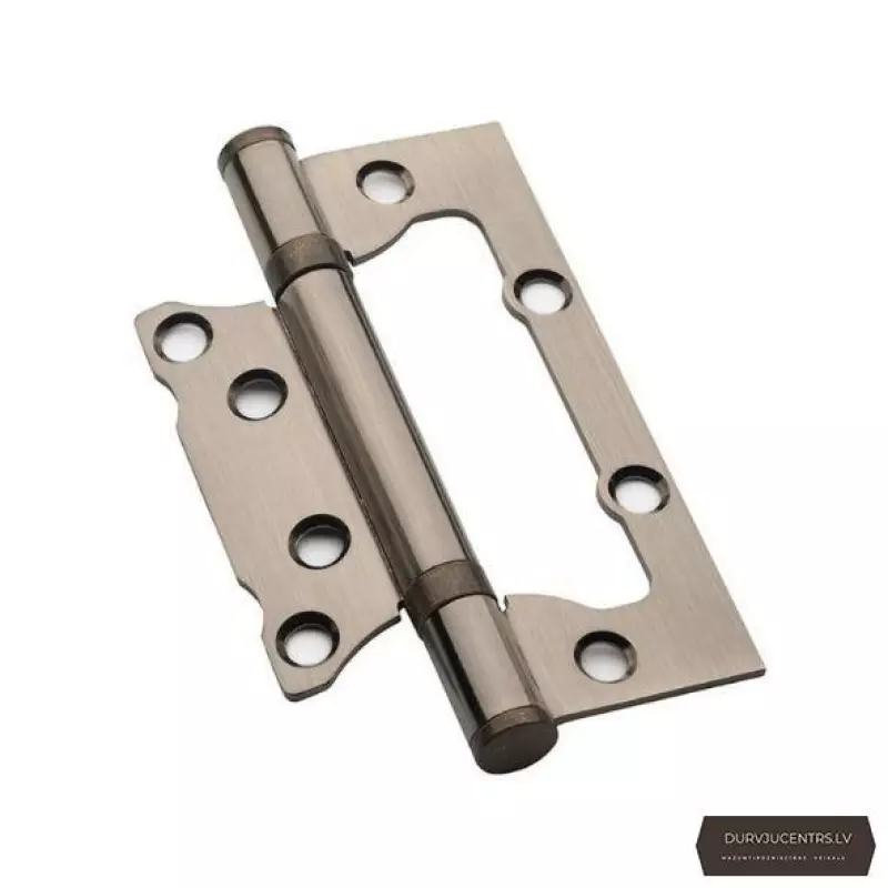 Nefrēzētas durvju eņģes 75 mm bronza