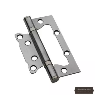 Nefrēzētas durvju eņģes 75 mm matēts hroms