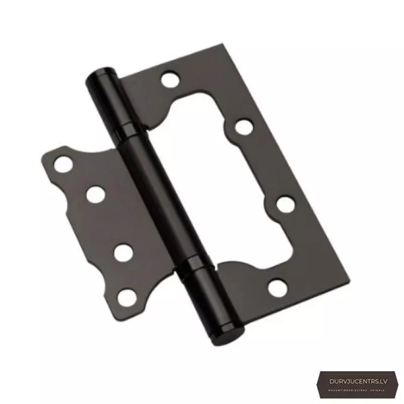 Nefrēzētas durvju eņģes 75 mm melns