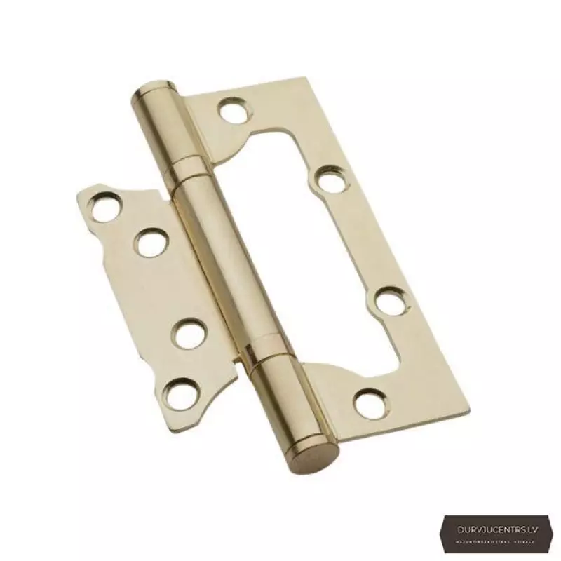 Nefrēzētas durvju eņģes 63 mm matēts zelts