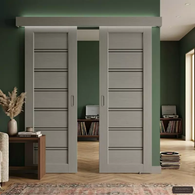 Durvis Dominica BLK Šellgrey PP Premium