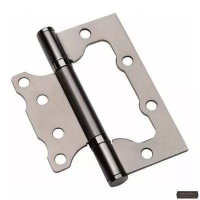 Nefrēzētas durvju eņģes 75 mm grafīts