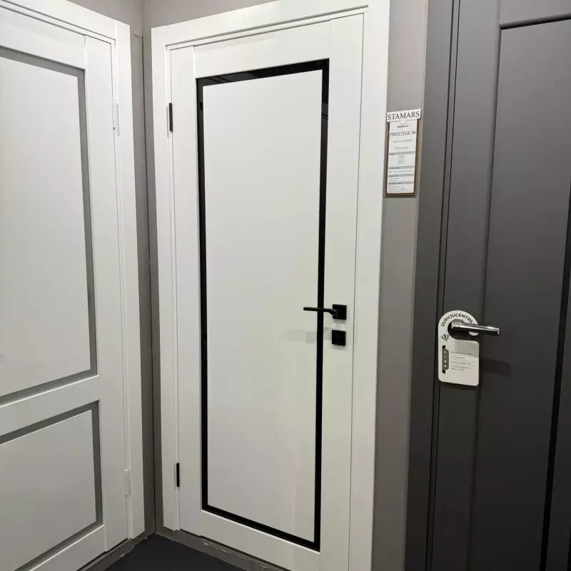 Durvis PRESTIGE 06 balts matēts BLK PP Premium