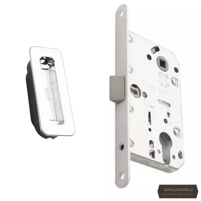 Slēdzene AGB F18 EVO PZ ar pretplāksni balta