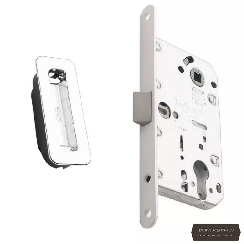 Slēdzene AGB F18 EVO PZ ar pretplāksni balta