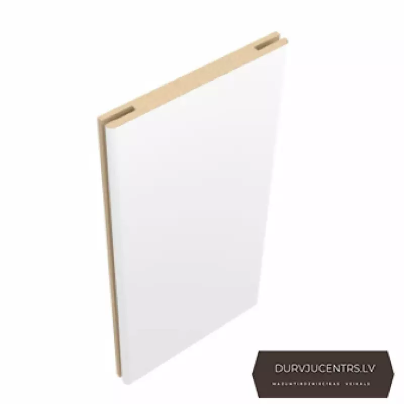 Durvju portāls MDF Balts Soft Teleskopiskais PVC Deluxe